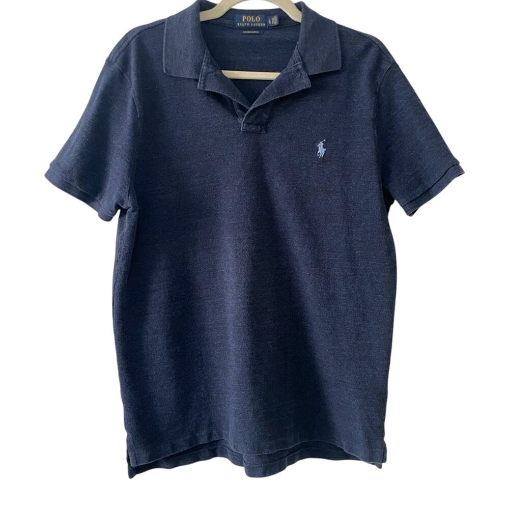 Polo Ralph Lauren Custom Slim Fit Polo Shirt | Navy blue | Large